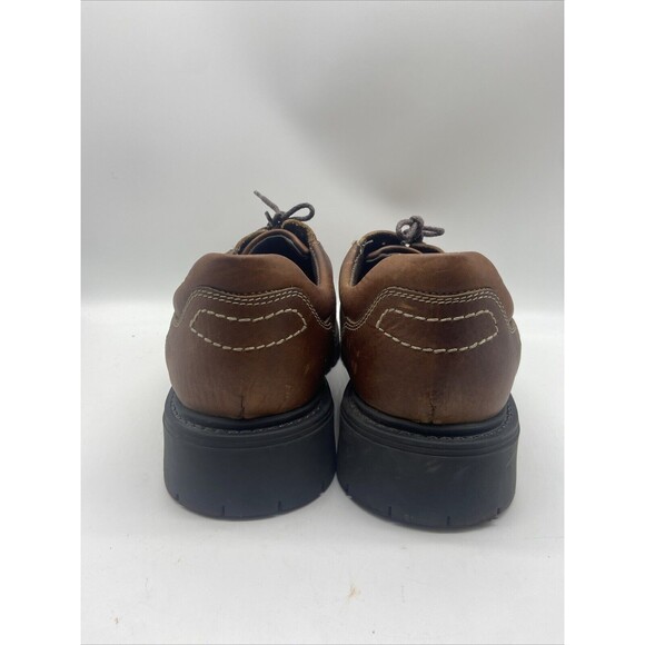 GBX Mens Brown Leather Chunky Platform Y2K Goth Punk Grunge Boots‎ 8.5 main image 10